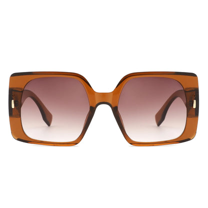 VR1236 - SQUARE FLAT TOP CHIC FASHION WOMEN SUNGLASSES