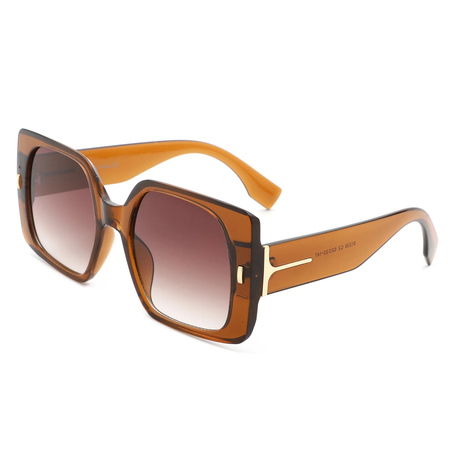 VR1236 - SQUARE FLAT TOP CHIC FASHION WOMEN SUNGLASSES