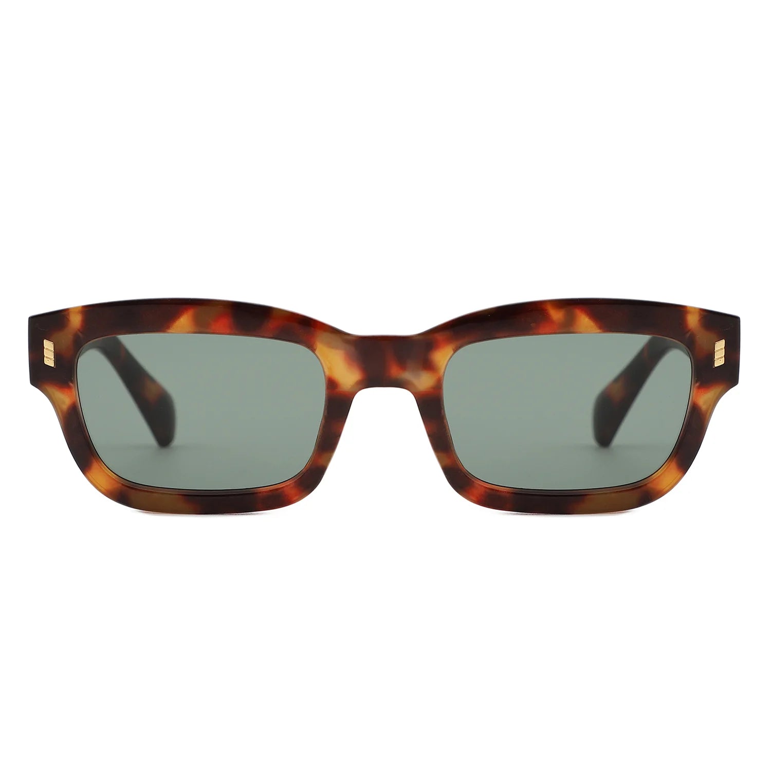 VR1242 - SQUARE RETRO NARROW RECTANGULAR SUNGLASSES