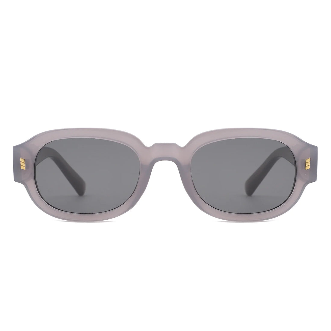 VR2144 - ROUND RETRO NARROW OVAL FASHION SUNGLASSES