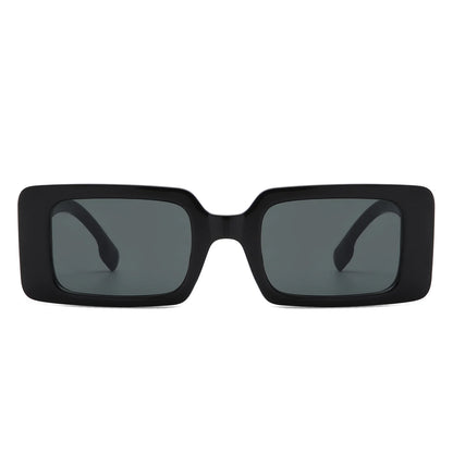 VR1250 - RETRO SQUARE THICK FRAME FASHION SUNGLASSES