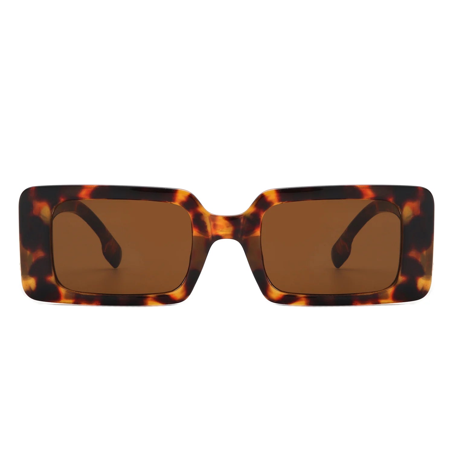 VR1250 - RETRO SQUARE THICK FRAME FASHION SUNGLASSES