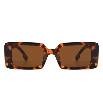 VR1250 - RETRO SQUARE THICK FRAME FASHION SUNGLASSES
