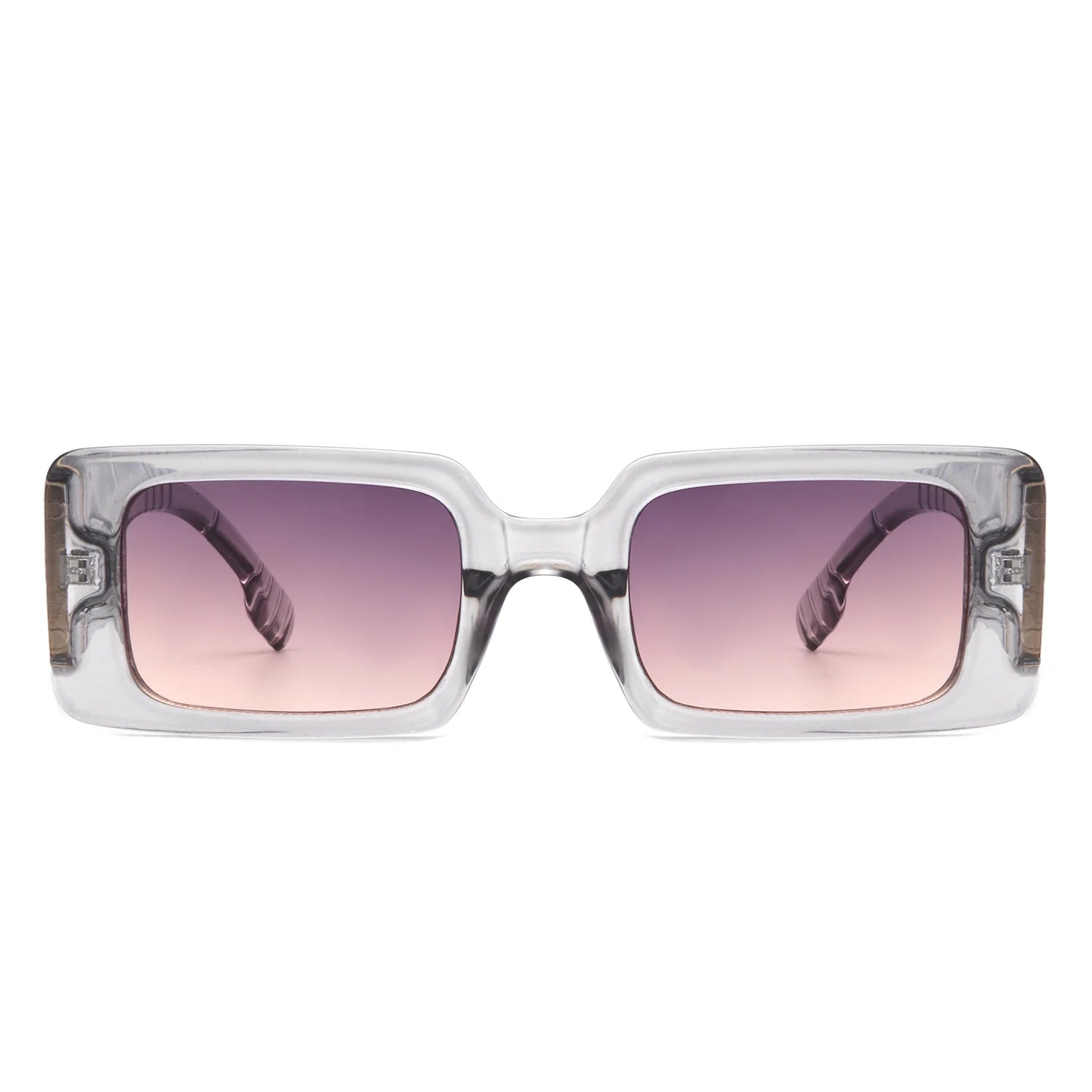 VR1250 - RETRO SQUARE THICK FRAME FASHION SUNGLASSES
