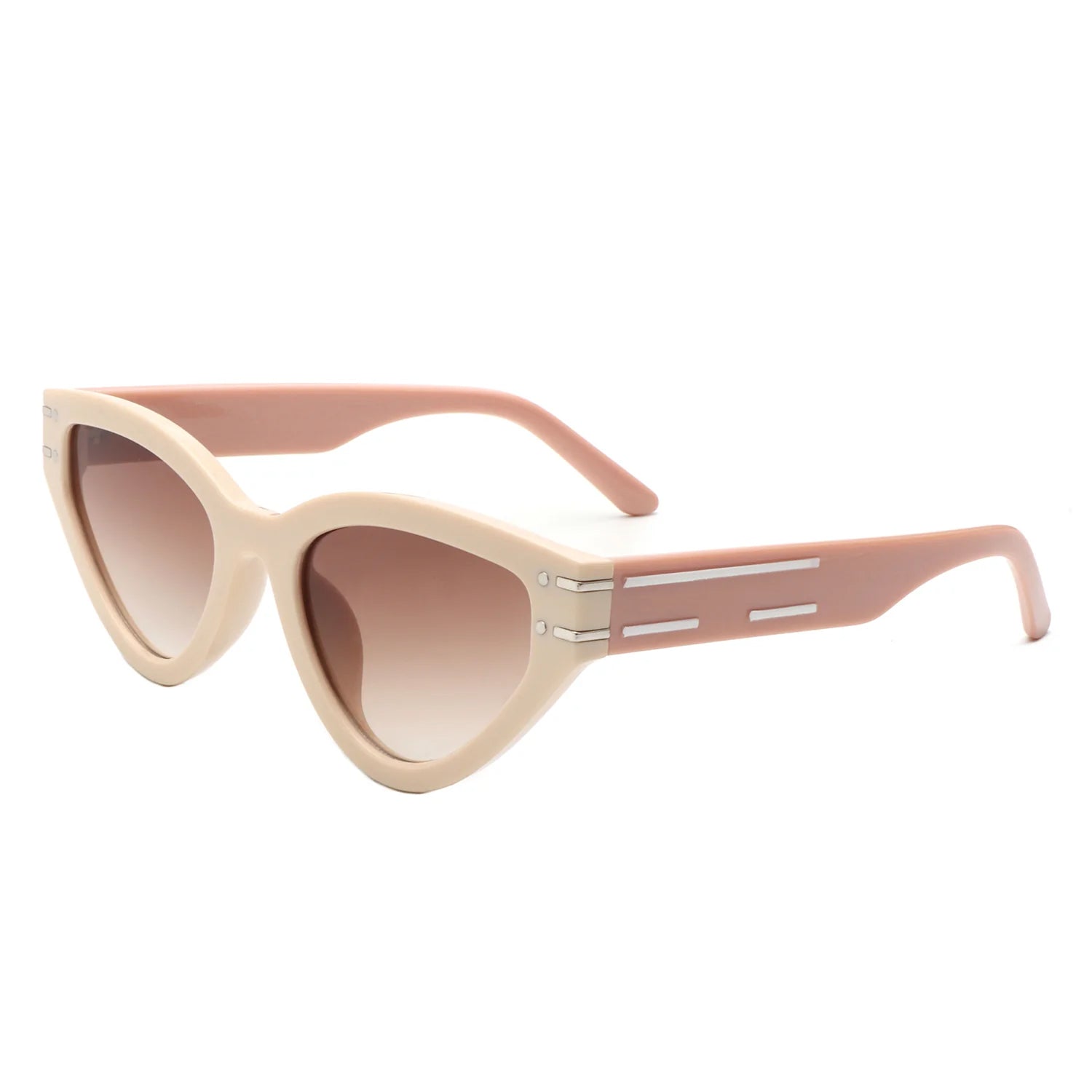 VR1264 - CHIC FASHION TRIANGLE RETRO CAT EYE SUNGLASSES