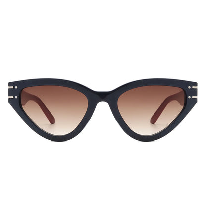 VR1264 - CHIC FASHION TRIANGLE RETRO CAT EYE SUNGLASSES