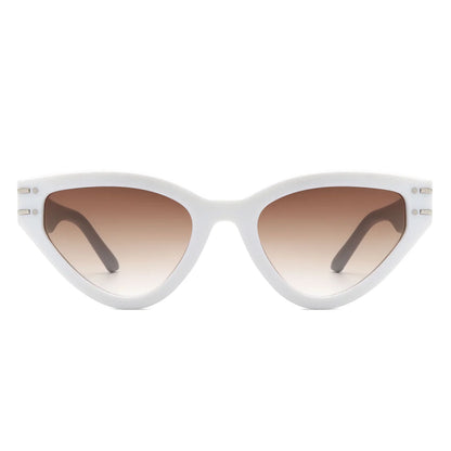 VR1264 - CHIC FASHION TRIANGLE RETRO CAT EYE SUNGLASSES