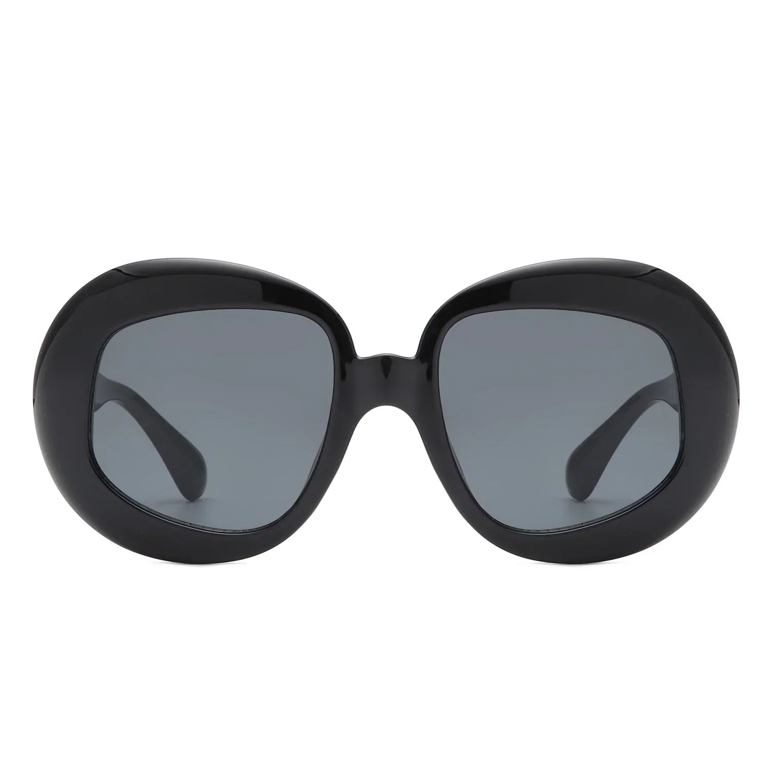 VR1278 - OVERSIZE GEOMETRIC OVAL ROUND SUNGLASSES