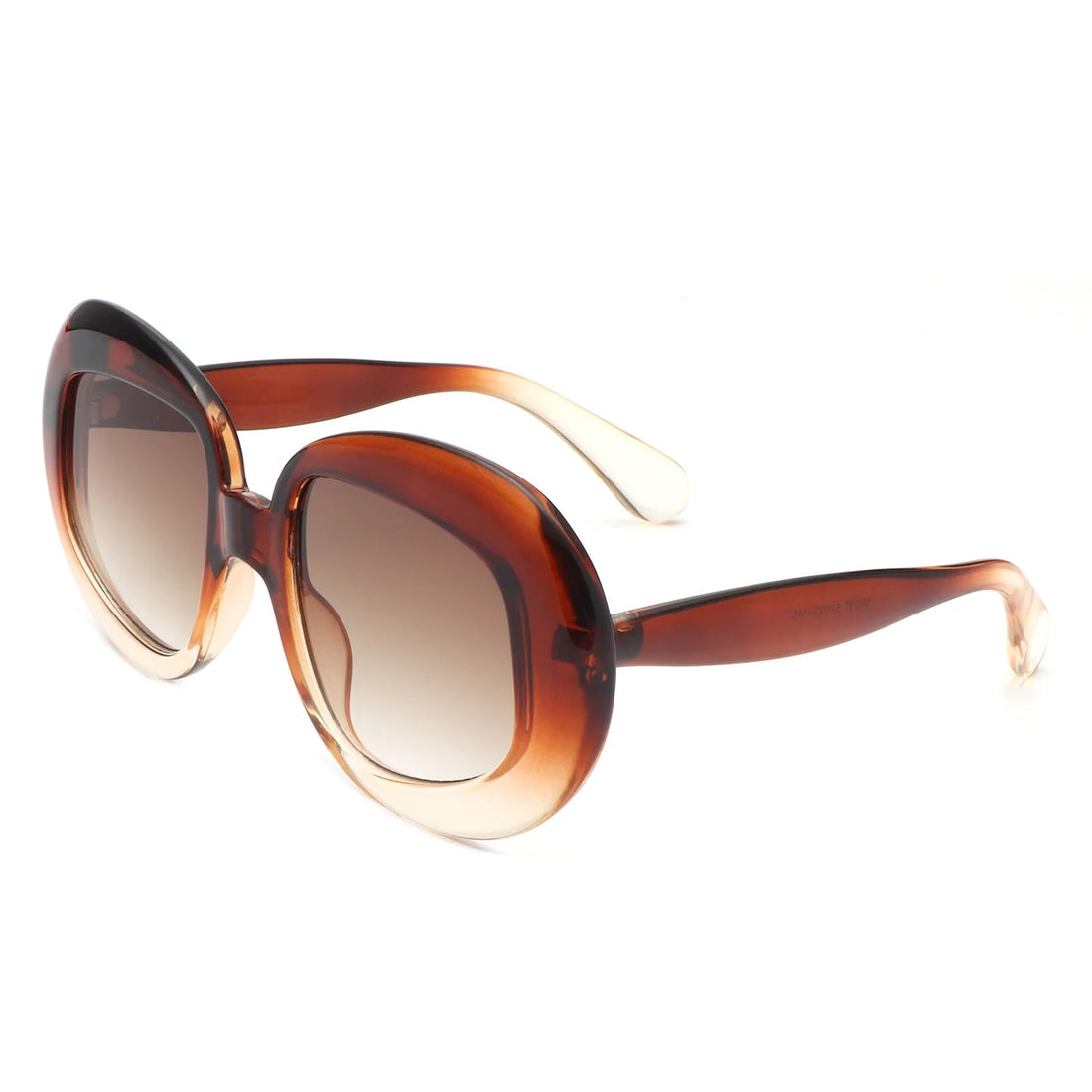 VR1278 - OVERSIZE GEOMETRIC OVAL ROUND SUNGLASSES