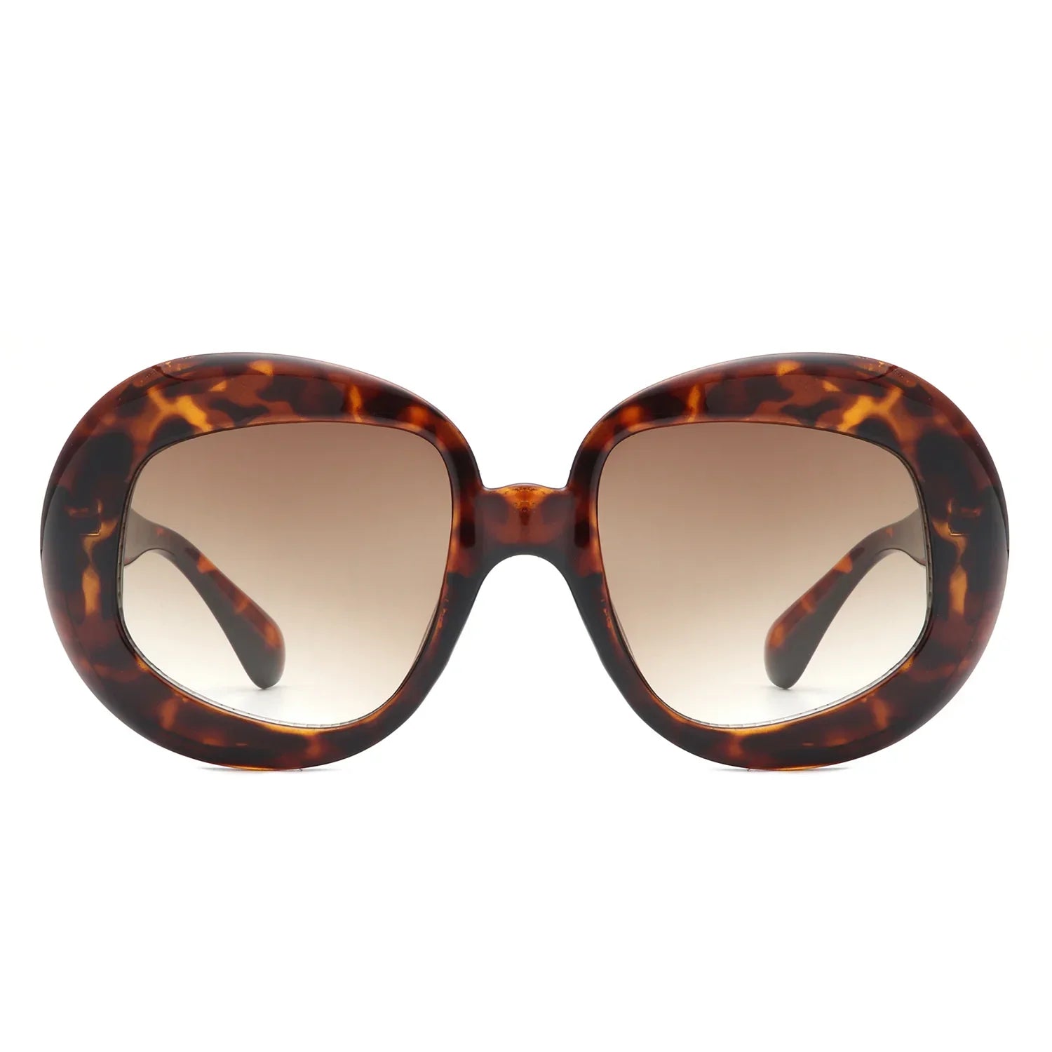 VR1278 - OVERSIZE GEOMETRIC OVAL ROUND SUNGLASSES
