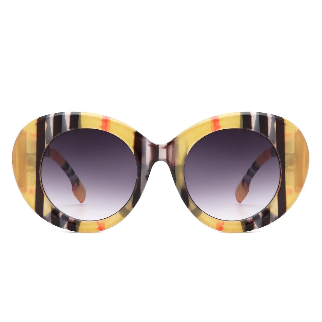 VR1279 - OVERSIZE ROUND OVAL FASHION SUNGLASSES