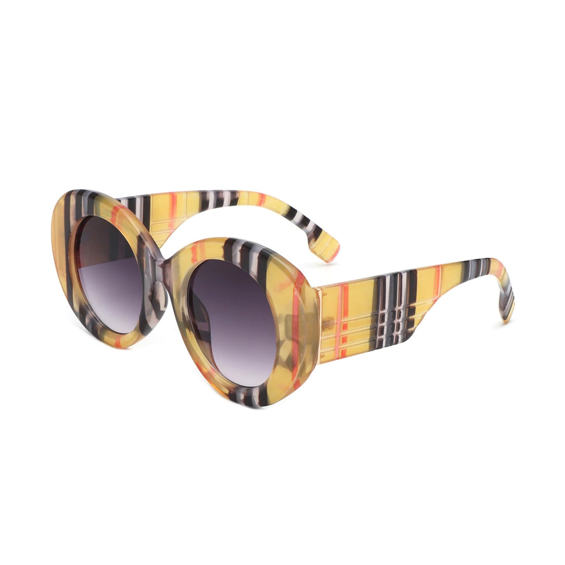 VR1279 - OVERSIZE ROUND OVAL FASHION SUNGLASSES