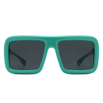 VR1281 - OVERSIZE SQUARE FLAT TOP WOMEN FASHION SUNGLASSES