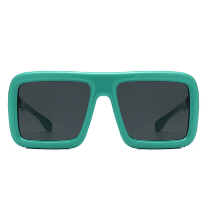 VR1281 - OVERSIZE SQUARE FLAT TOP WOMEN FASHION SUNGLASSES