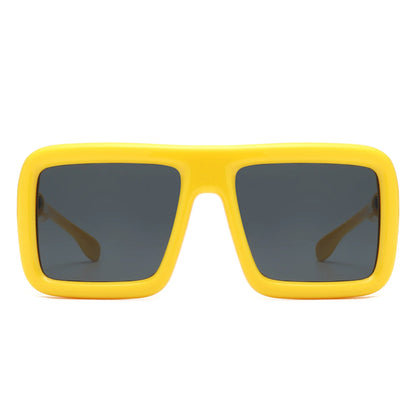 VR1281 - OVERSIZE SQUARE FLAT TOP WOMEN FASHION SUNGLASSES