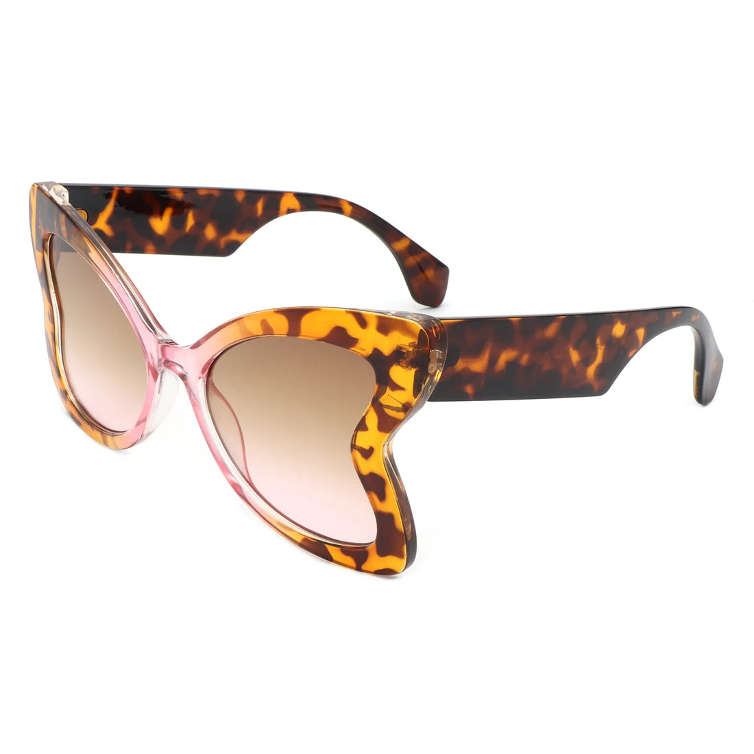 VR1284 - OVERSIZE BUTTERFLY SHAPE FASHION CAT EYE SUNGLASSES