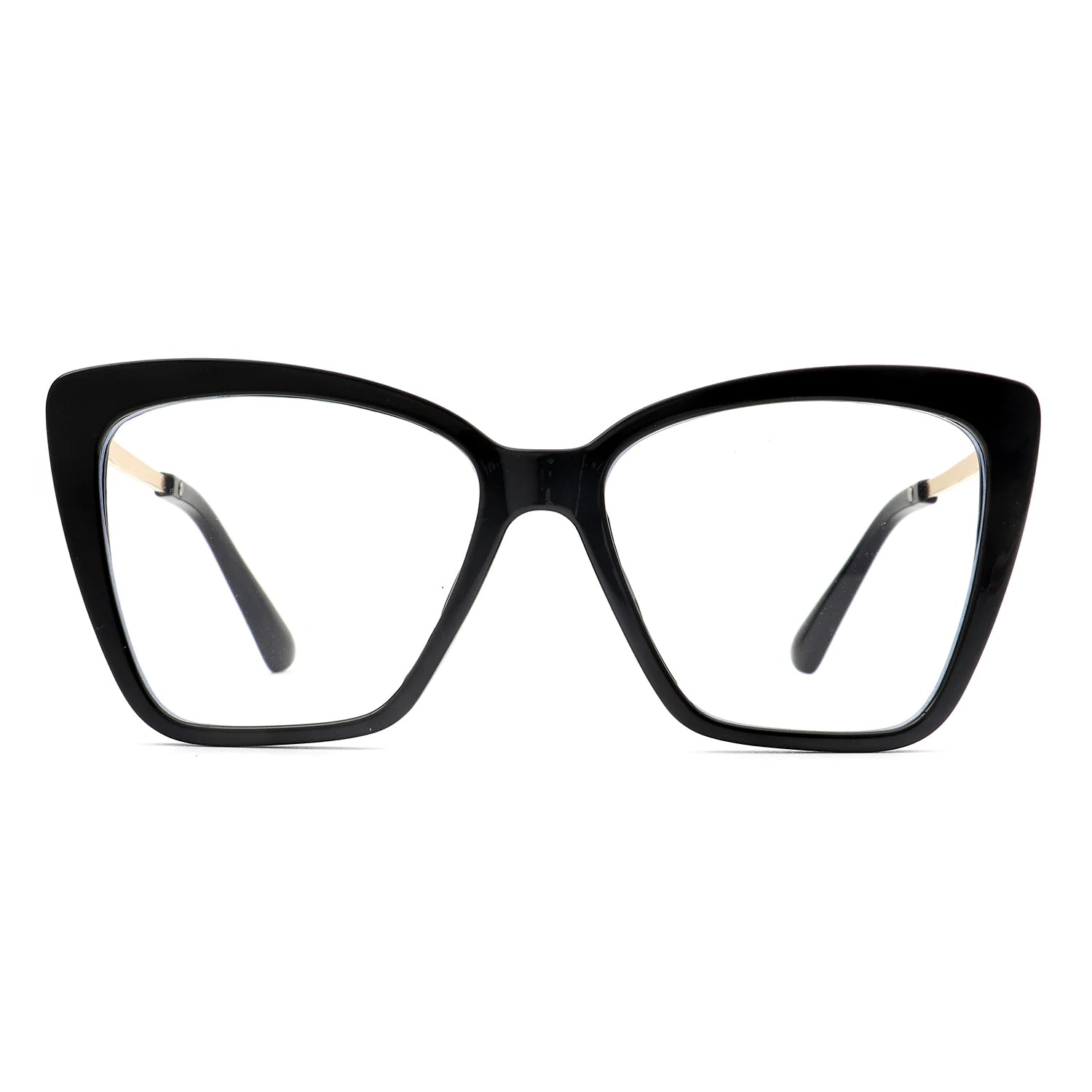 VR2011 - SQUARE HIGH POINTED CAT EYE BLUE LIGHT BLOCKER GLASSES