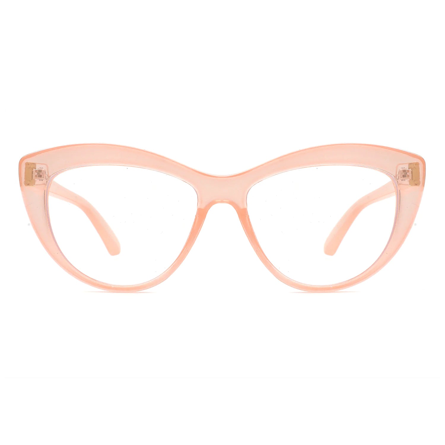 VR2013 - RETRO BOLD ROUND CAT EYE BLUE LIGHT BLOCKER GLASSES