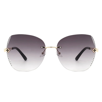 VR2024- RECTANGLE RETRO SLIM TINTED NARROW SUNGLASSES