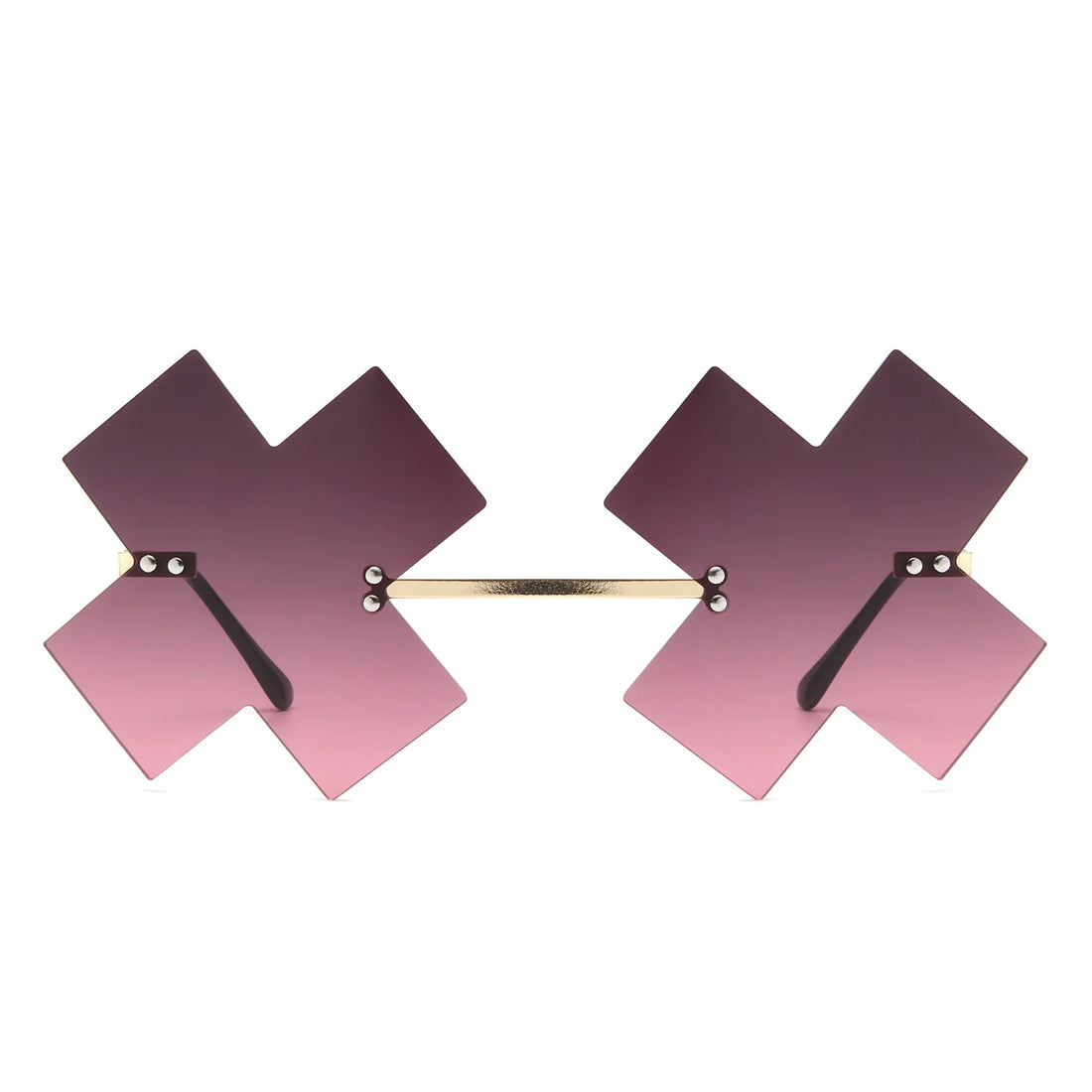 VR2063 - COSTUME COSPLAY X SHAPED GLASSES