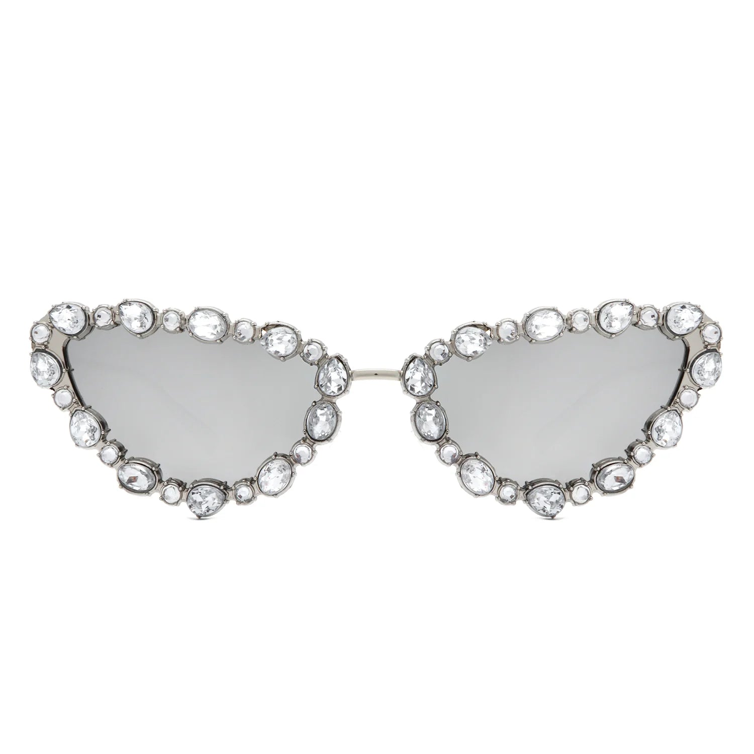 VR2064 - CAT EYE RHINESTONE LUXURY FASHION SUNGLASSES