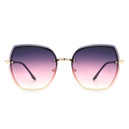 VR2066 - OVERSIZE CHIC SQUARE FASHION SUNGLASSES