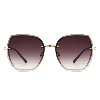 VR2066 - OVERSIZE CHIC SQUARE FASHION SUNGLASSES