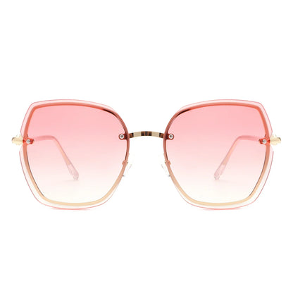 VR2066 - OVERSIZE CHIC SQUARE FASHION SUNGLASSES