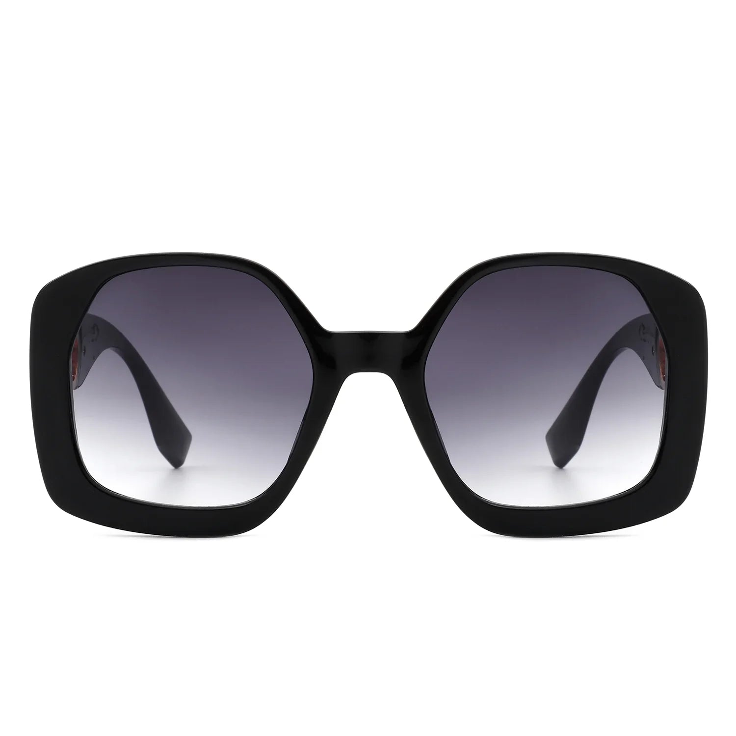 VR2080 - OVERSIZE CHUNKY SQUARE WOMEN FASHION SUNGLASSES