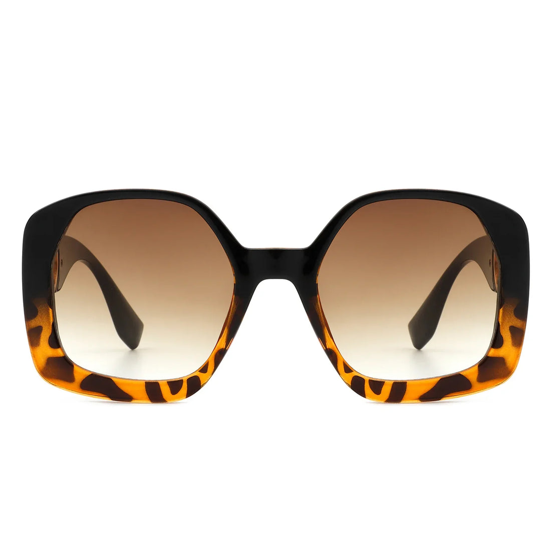 VR2080 - OVERSIZE CHUNKY SQUARE WOMEN FASHION SUNGLASSES