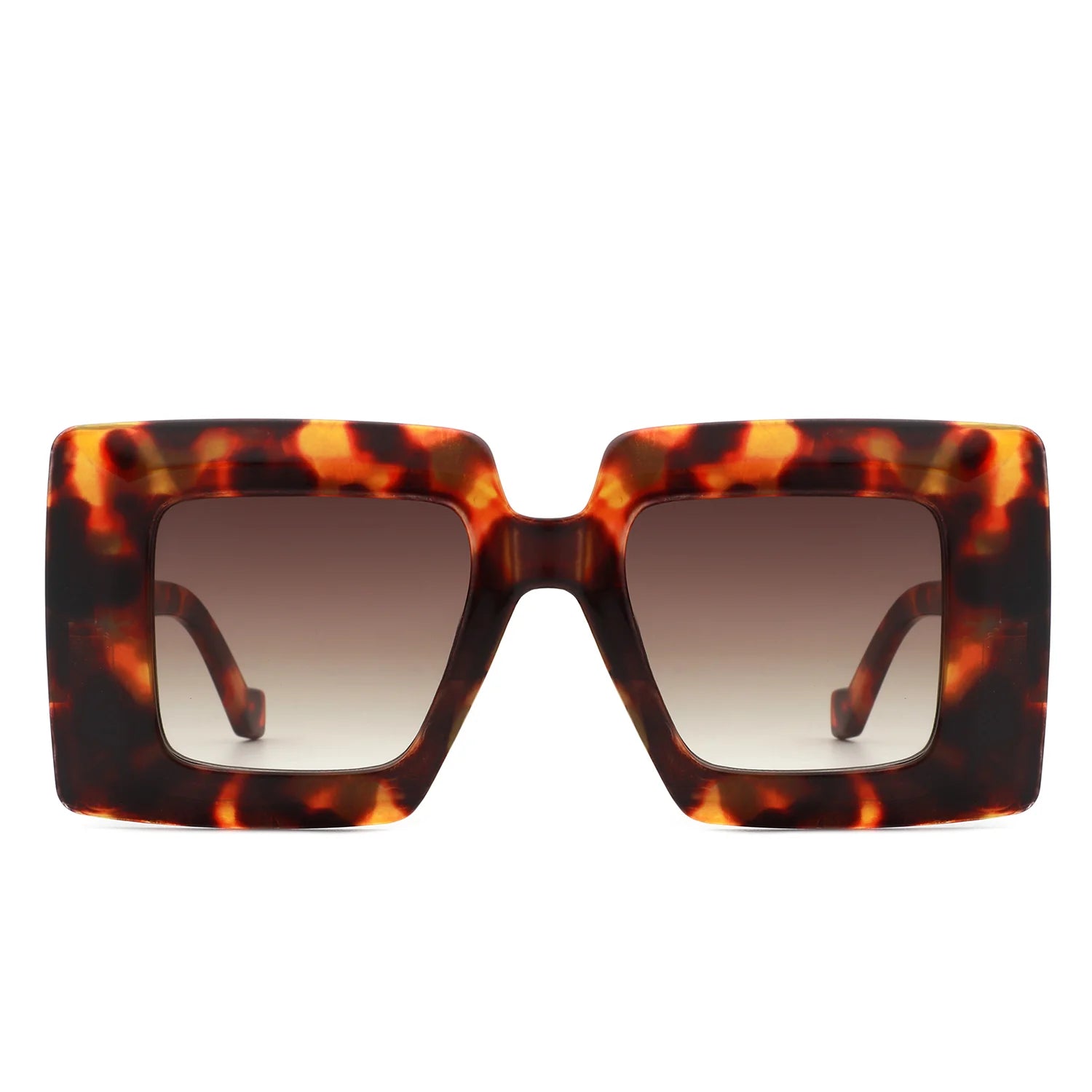 VR2118 - FASHION SQUARE FLAT TOP OVERSIZE WOMEN SUNGLASSES
