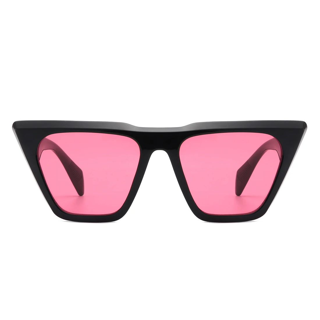 VR2125 - SQUARE RETRO OVERSIZE FLAT TOP FASHION CAT EYE SUNGLASSES