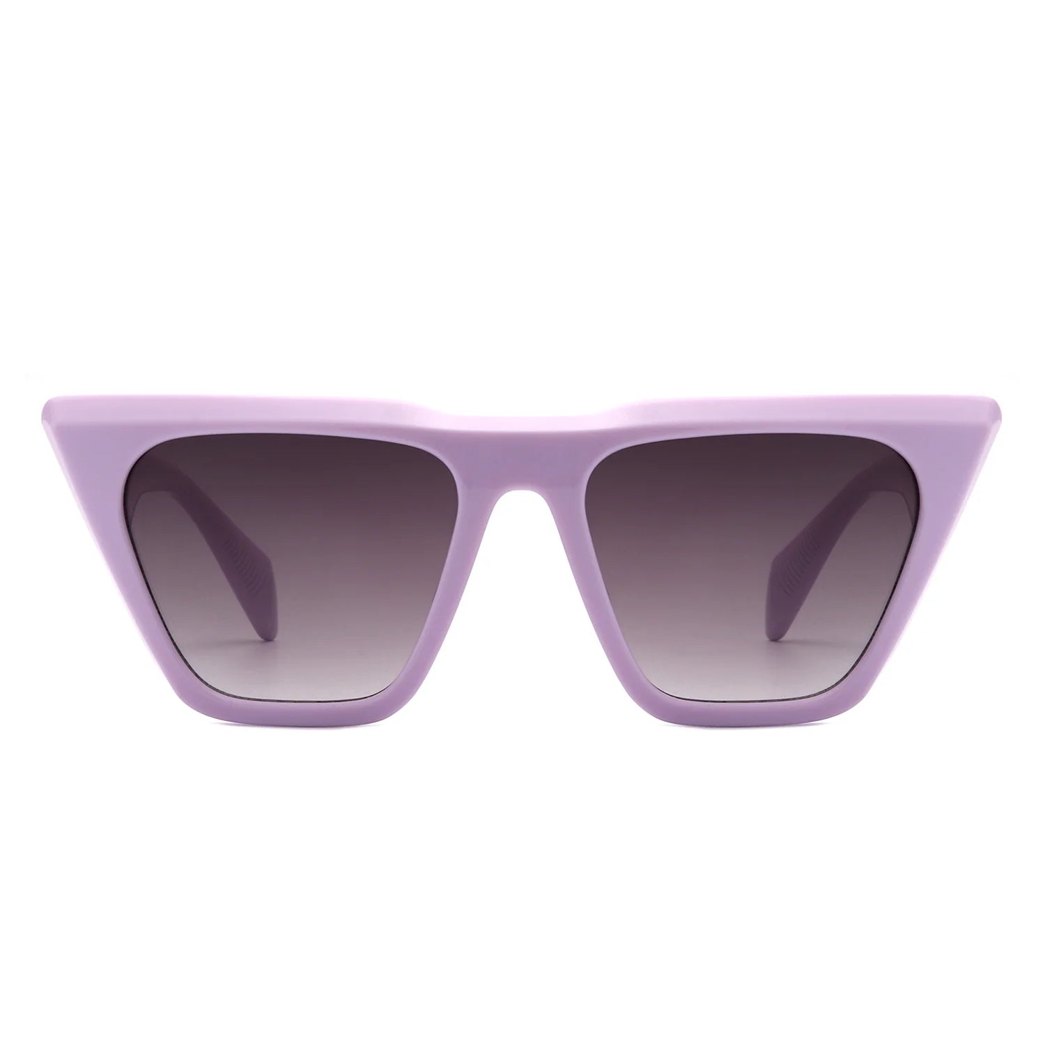 VR2125 - SQUARE RETRO OVERSIZE FLAT TOP FASHION CAT EYE SUNGLASSES