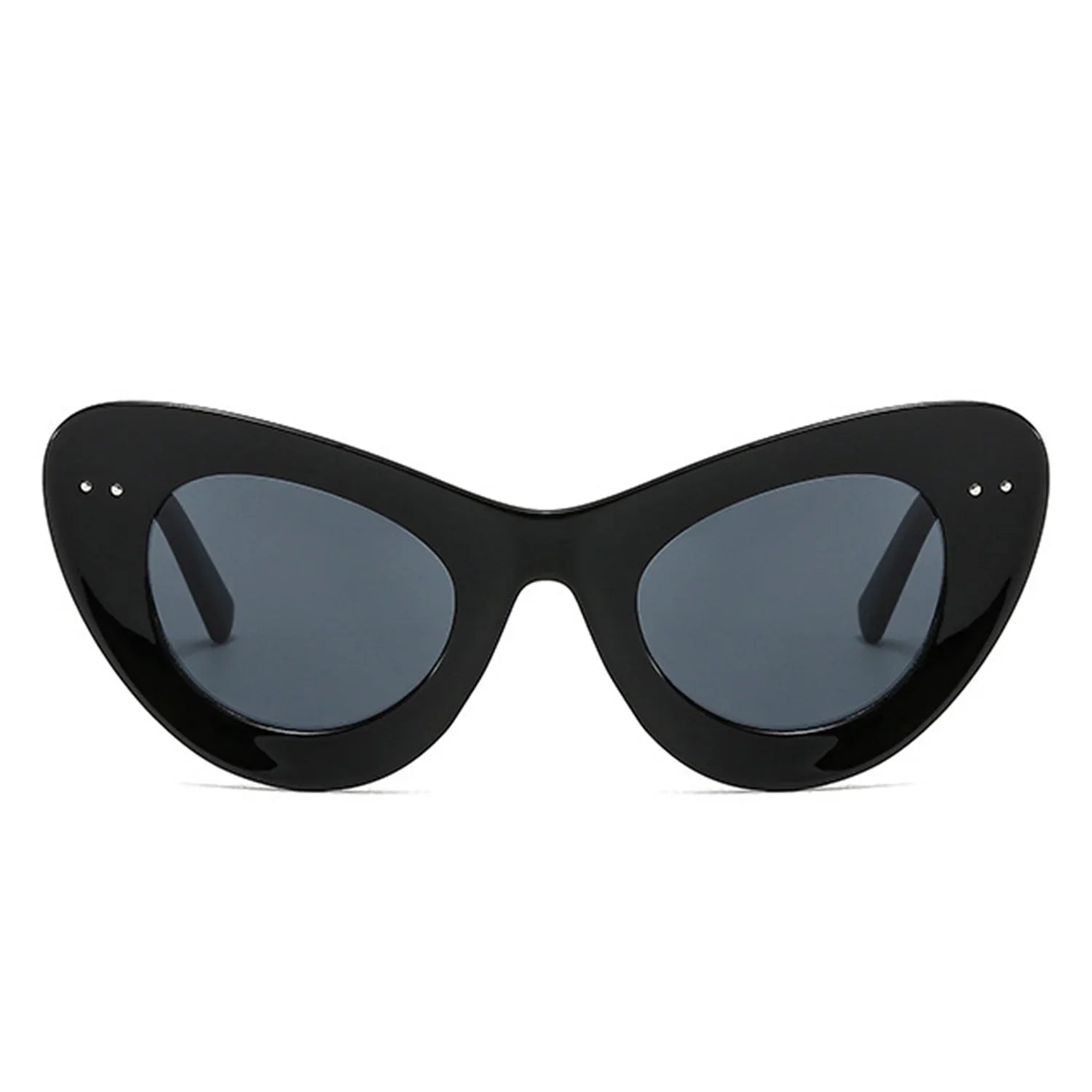 VR2133 - WOMEN FASHION RETRO ROUND CAT EYE SUNGLASSES