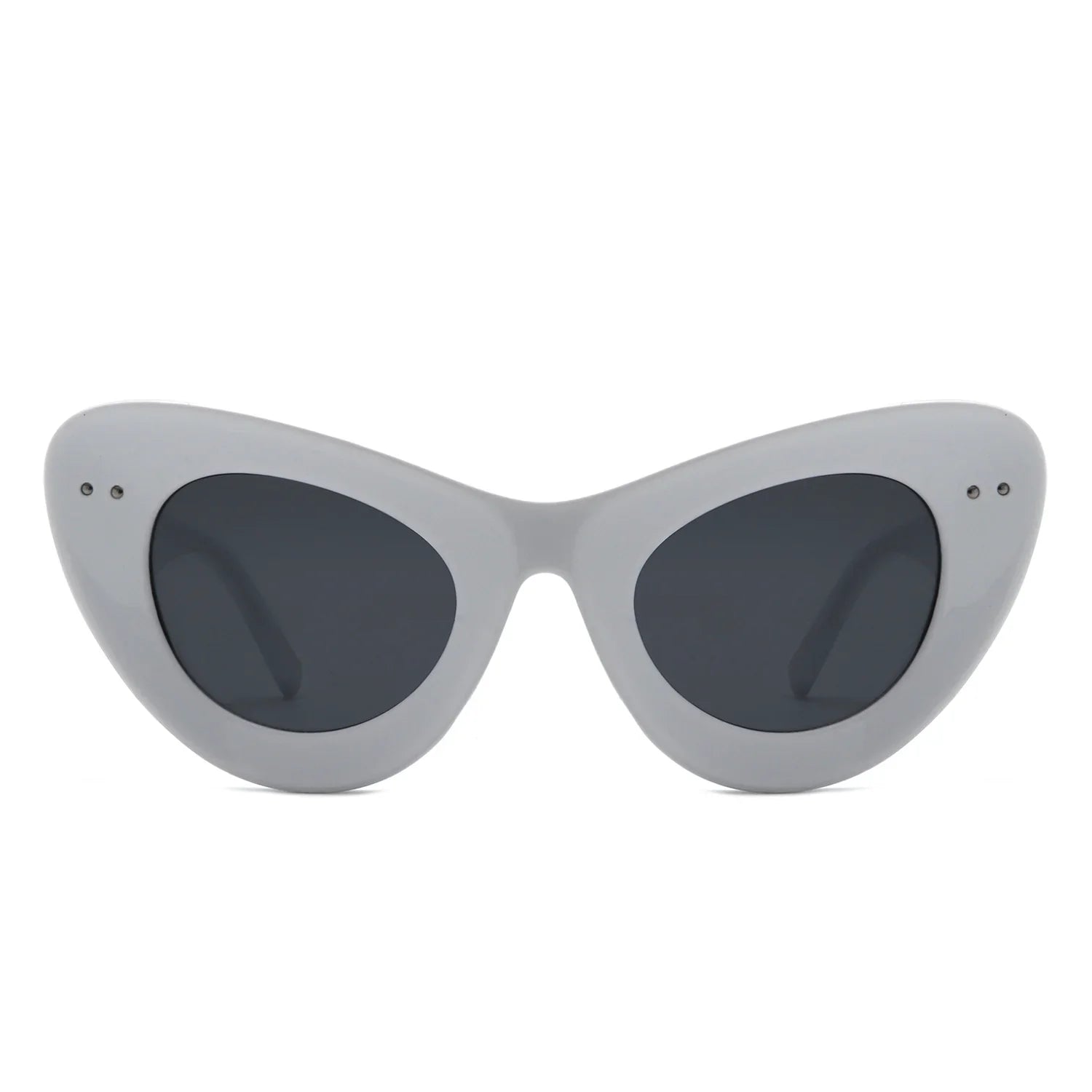 VR2133 - WOMEN FASHION RETRO ROUND CAT EYE SUNGLASSES