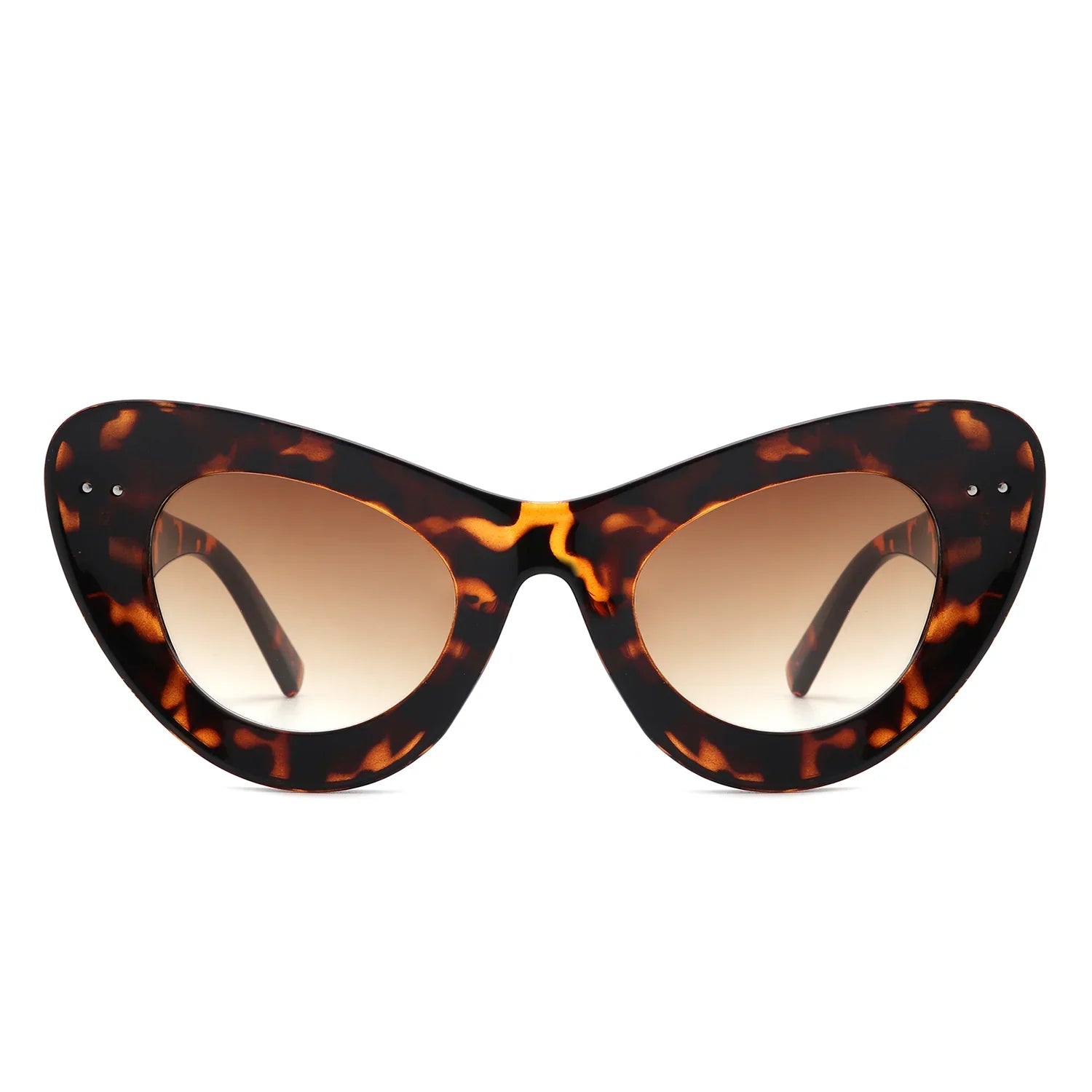VR2133 - WOMEN FASHION RETRO ROUND CAT EYE SUNGLASSES