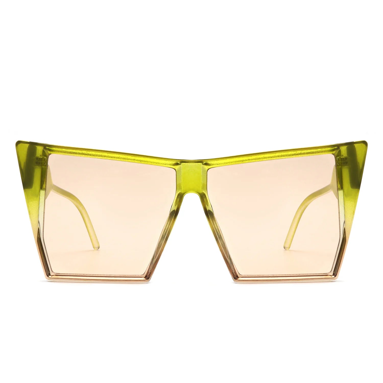 VR2135 - SQUARE OVERSIZE FLAT TOP FASHION SUNGLASSES