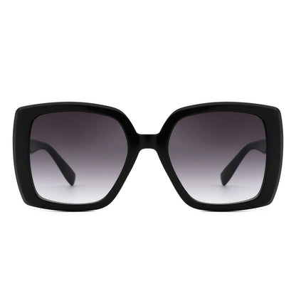 VR2139 - OVERSIZE FLAT TOP SQUARE WOMEN FASHION SUNGLASSES