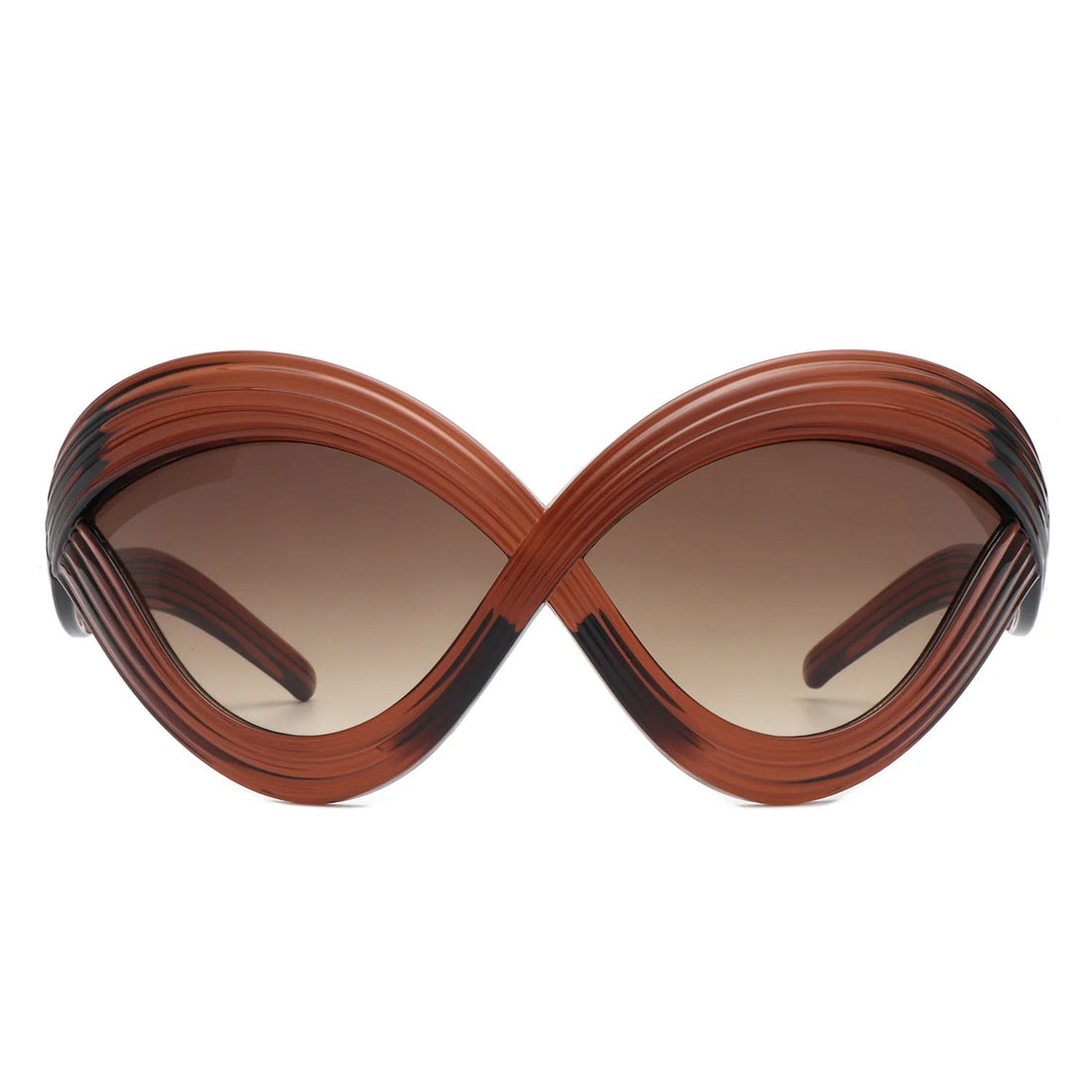 VR2159 - OVERSIZE IRREGULAR ROUND SUNGLASSES