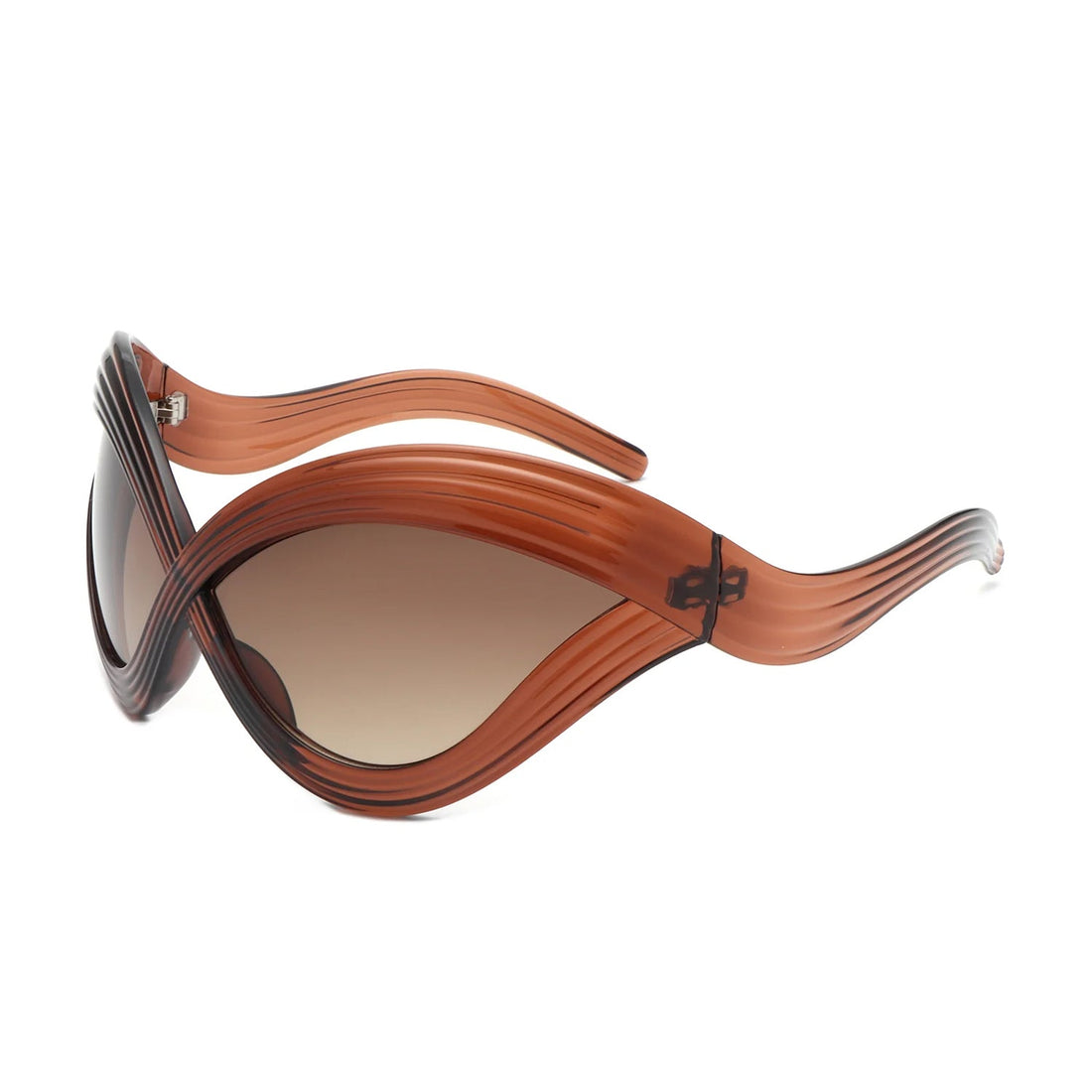 VR2159 - OVERSIZE IRREGULAR ROUND SUNGLASSES